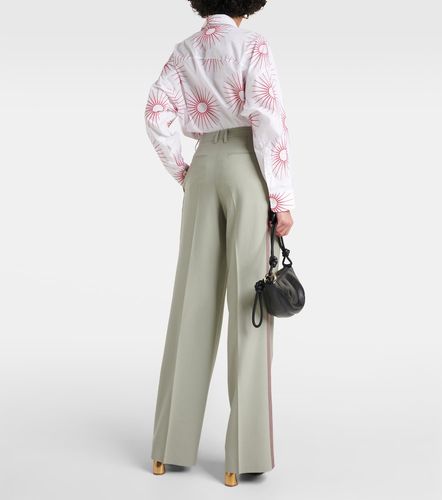Mid-rise wool straight pants - Dries Van Noten - Modalova