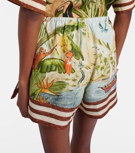 Alémais Shorts Toucan Tango de lino estampados - Alemais - Modalova