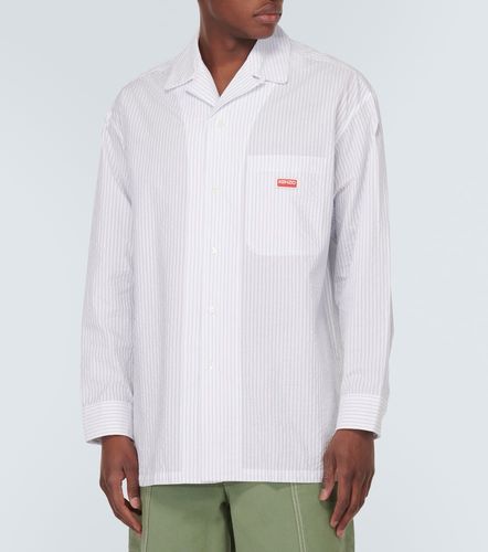 Camisa de popelín de algodón a rayas - Kenzo - Modalova