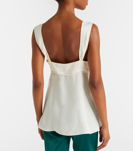 Chloe Lace-trimmed silk top - Chloe - Modalova