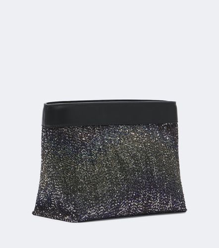 Clutch con pelle e paillettes - Missoni - Modalova