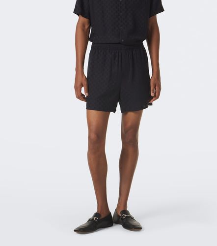 Gucci Shorts GG in seta jacquard - Gucci - Modalova