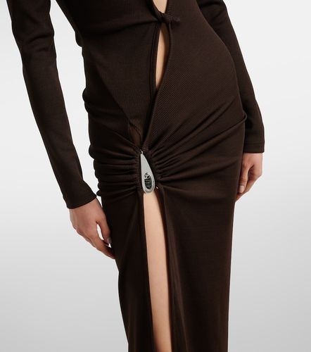 Cutout ribbed-knit midi dress - Christopher Esber - Modalova