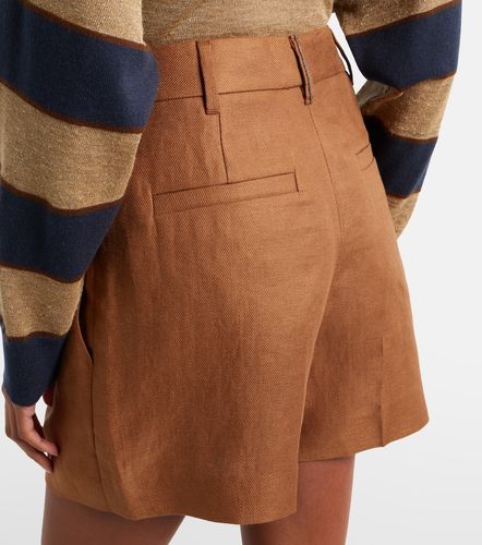 Mid-rise linen Bermuda shorts - Brunello Cucinelli - Modalova