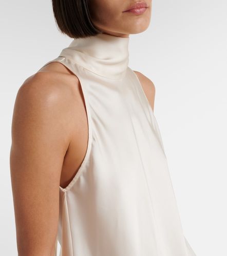 Asymmetric silk top - Brunello Cucinelli - Modalova