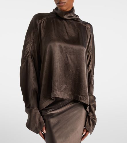 Jumbo Tabard asymmetric satin top - Rick Owens - Modalova