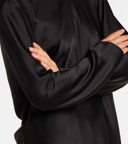 Leset Barb draped satin top - Leset - Modalova