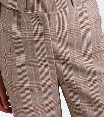 Pantaloni Dova in cotone e lino cropped - Veronica Beard - Modalova