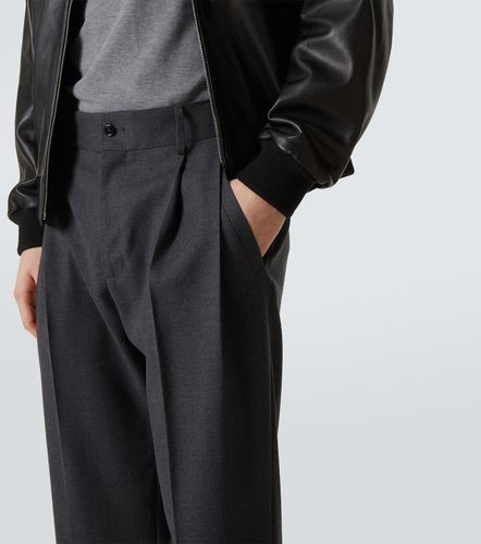 Wool-blend straight pants - Dolce&Gabbana - Modalova