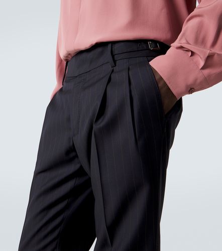 Chalk stripe virgin wool slim pants - Dolce&Gabbana - Modalova
