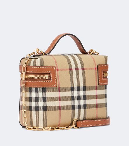 Borsa vanity mini Check - Burberry - Modalova