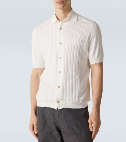 Camisa acanalada de algodón - Brunello Cucinelli - Modalova