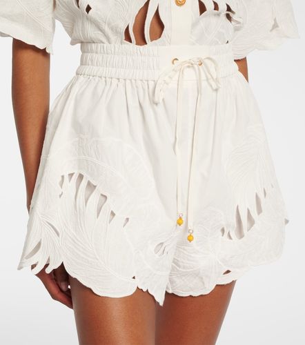 Mahon embroidered cotton shorts - Zimmermann - Modalova