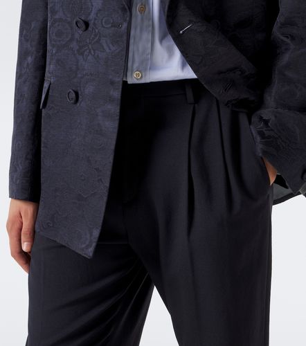 Virgin wool straight pants - Valentino - Modalova
