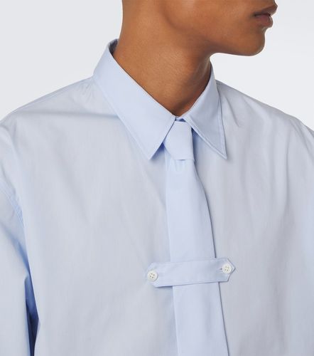 Camicia in popeline di cotone con cravatta - Dries Van Noten - Modalova