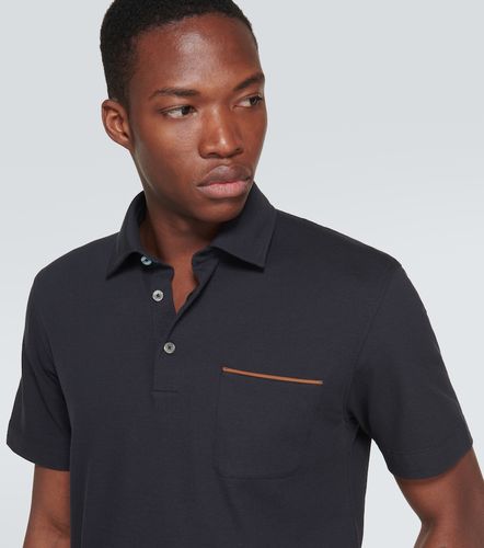 Zegna Polo in piqué di cotone - Zegna - Modalova