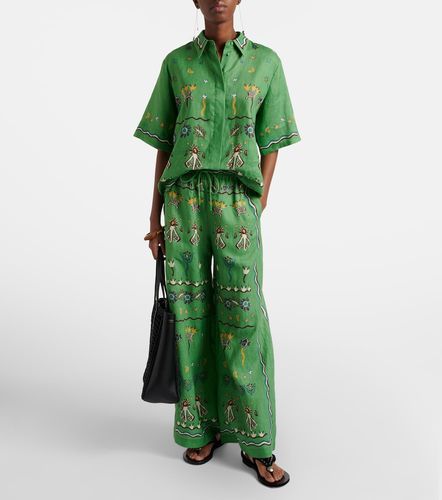 Sun Dancer linen wide-leg pants - Alemais - Modalova
