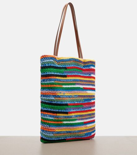Bolso de croché de algodón con piel - Miu Miu - Modalova