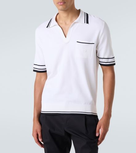 Polo en mezcla de seda - Dolce&Gabbana - Modalova