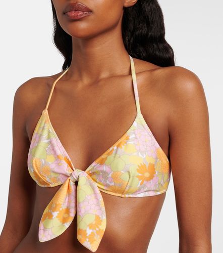 Chloe Bow-detail floral bikini top - Chloe - Modalova