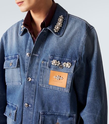 Embellished denim jacket - Simone Rocha - Modalova