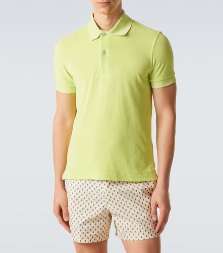 Cotton-blend terry polo shirt - Tom Ford - Modalova
