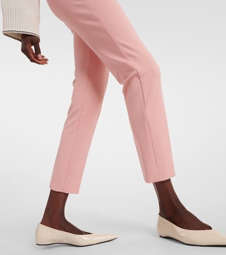 Pegno cropped jersey slim pants - Max Mara - Modalova