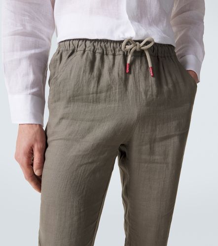 Kiton Linen slim pants - Kiton - Modalova