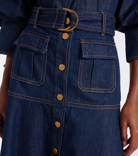 Zimmermann Gonna midi di jeans - Zimmermann - Modalova