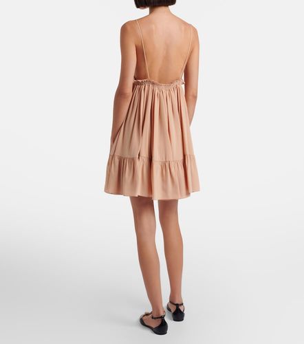 Chloé Abito corto in crêpe di seta - Chloe - Modalova