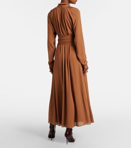 Pinky belted draped maxi dress - Joseph - Modalova