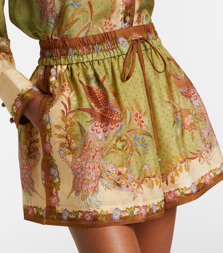 Shorts Indra de seda estampados - Zimmermann - Modalova