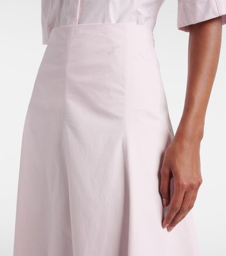 Triangle cotton poplin midi skirt - Jacquemus - Modalova