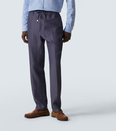 Etro Pantalones slim de lino - Etro - Modalova