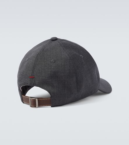 Logo virgin wool baseball cap - Brunello Cucinelli - Modalova