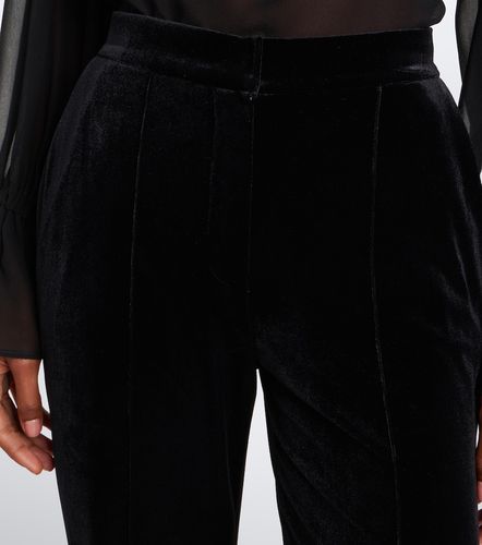 Pantalones flared de terciopelo - Elie Saab - Modalova