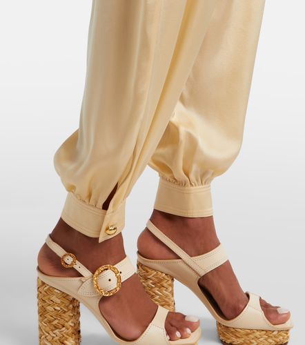 Pantaloni Comodi in raso di seta - Zimmermann - Modalova