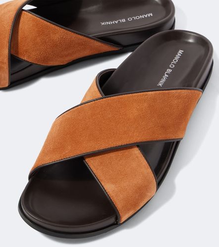 Chanclas Chiltern de ante - Manolo Blahnik - Modalova
