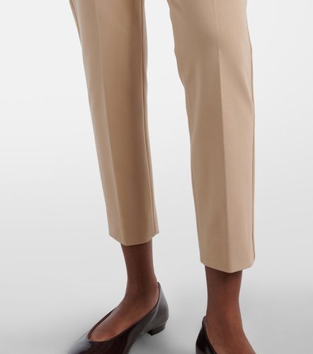 Pegno jersey cropped slim pants - Max Mara - Modalova