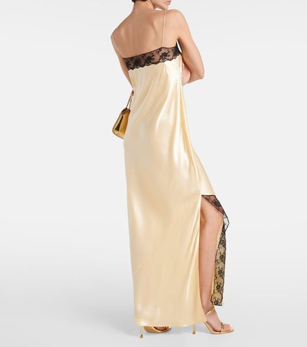 Vestido lencero Aries de seda con encaje - SIR - Modalova