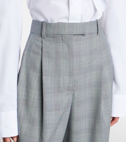 Checked wool wide-leg pants - Givenchy - Modalova