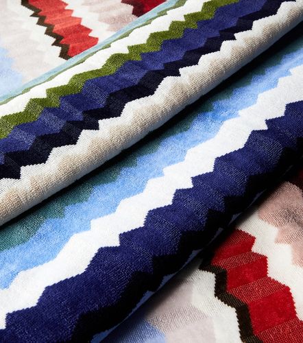Toalla de baño Eva de rizo de algodón en zigzag - Missoni - Modalova