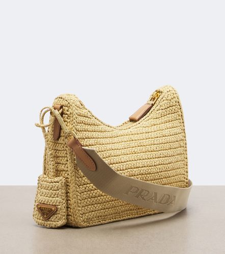 Re-Edition 2005 Mini raffia-effect shoulder bag - Prada - Modalova