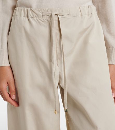 Pantalones anchos de popelín de algodón - 'S Max Mara - Modalova