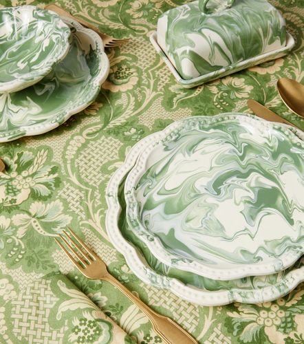 Set di 2 piatti da dessert in ceramica - Cabana - Modalova
