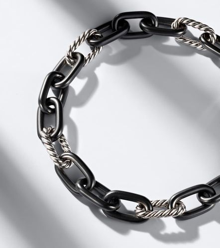 DY MadisonÂ® titanium and sterling silver chain bracelet - David Yurman - Modalova