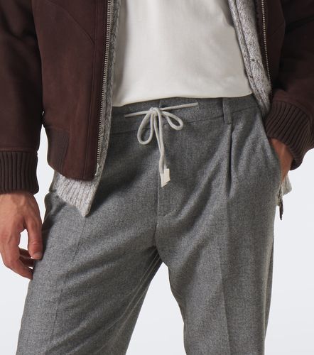 Pantaloni regular in lana, cotone e cashmere - Eleventy - Modalova