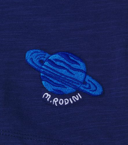 Shorts de jersey de algodón bordados - Mini Rodini - Modalova
