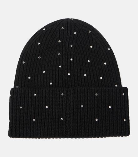 Versace Embellished wool beanie - Versace - Modalova