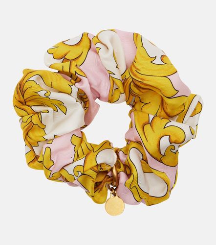 Medusa printed silk scrunchie - Versace - Modalova